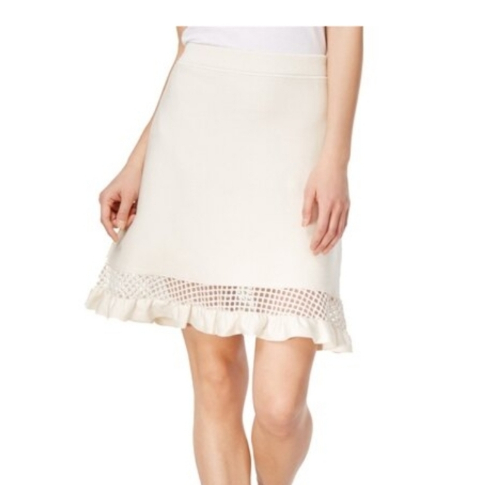 NWT CREAM RACHEL ROY BODYCON SKIRT
